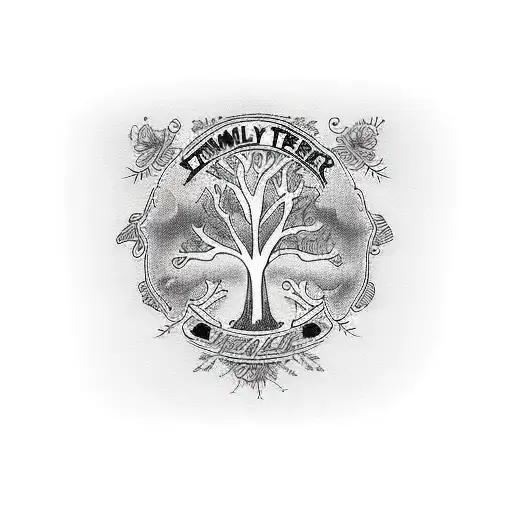 Family Tree With My Kids Signature Jared Turner And Amaya Turner