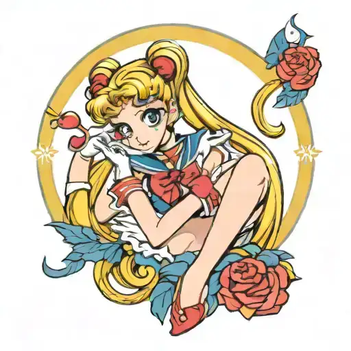 Anime Sailor Moon As Pinup