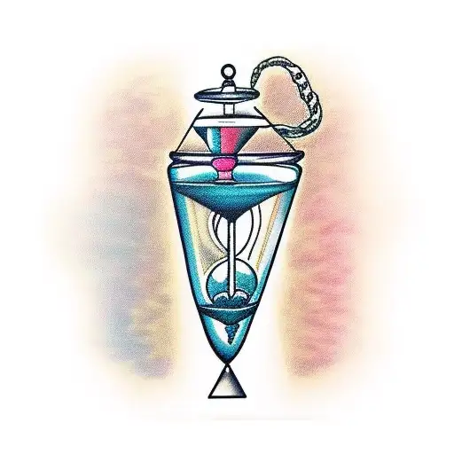 Hourglass With Soid Material Inside