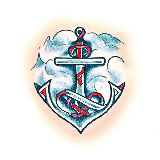 Anchor Heart And Cross