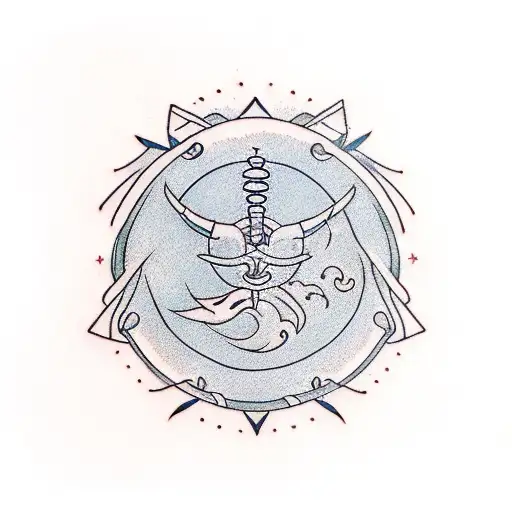 Cho Ku Rei Symbol With Scorpio Constellation