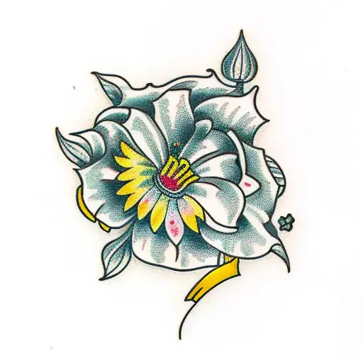 Dagger With Flowers