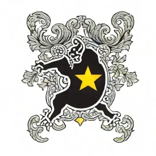 Trinacria Symbol On The Sicilian Flag