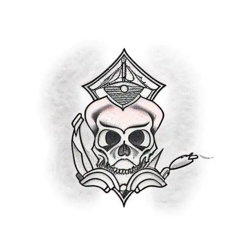 Balck And Grey Space Sleeve