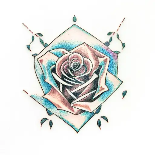 Rose With The Name Emma In The Stem