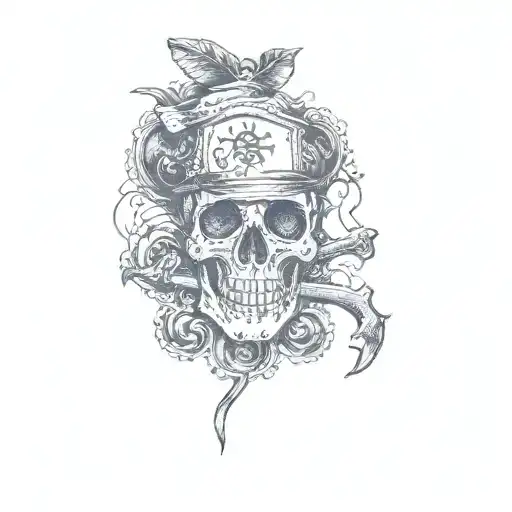 A Skull And Crossbones