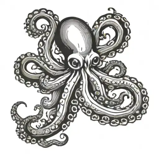 Octopus Wrapped Around Heart