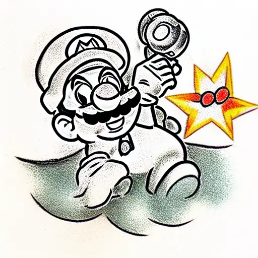 Super Mario On A Pipe