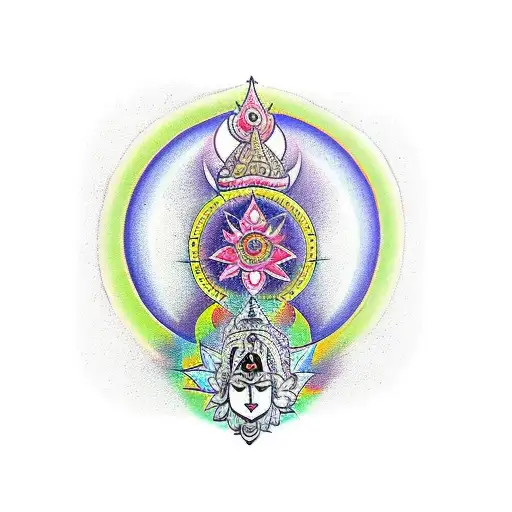 Sudarshan Chakra In Finger Of Lord Krishna