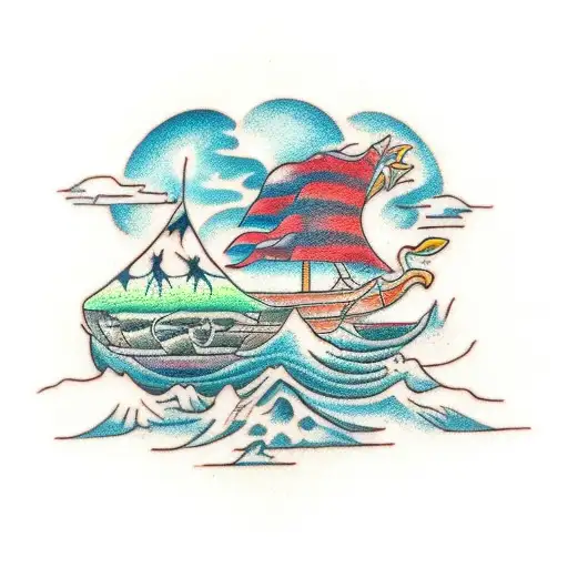 A Nature Scene With Metaphysical Elements