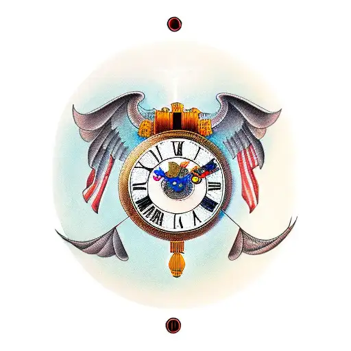 Roman Numaral Clock With 10 January Written Inside