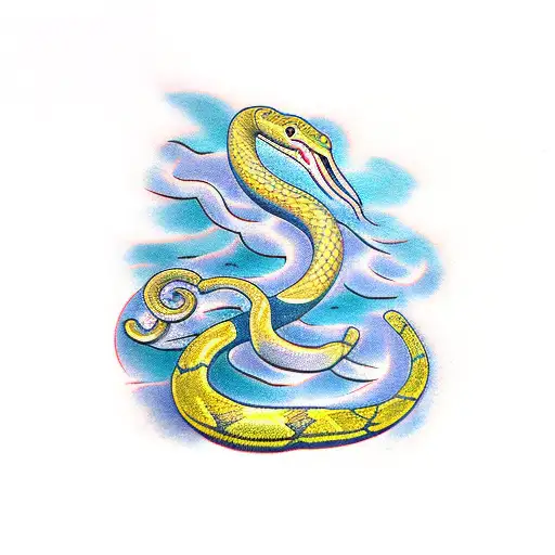 Snake Around Clavicle