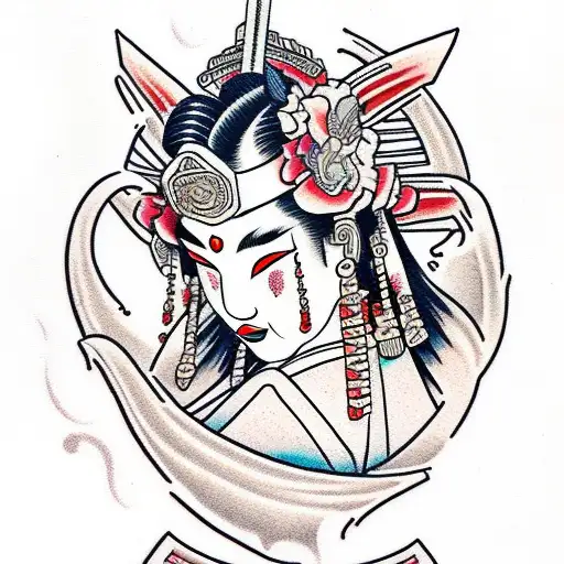 Geisha And Samurai