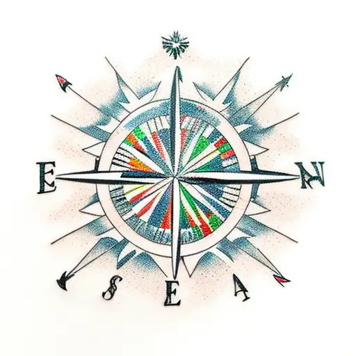 Peter Pan Compass Mountains Sea