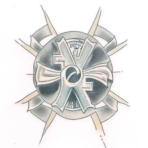 Christian Cross With Date 06-07-2022