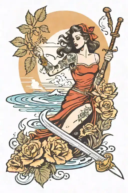 Lady In The Lake With Sword