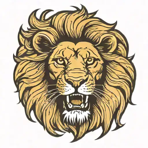 Lion Face Made Only Way The Lord