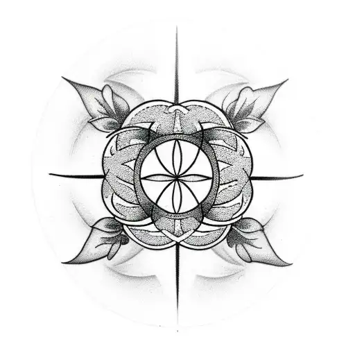 Flower Of Life And Tree Of Life