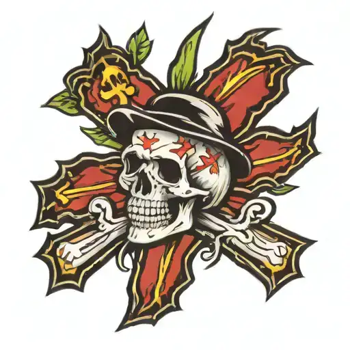 Skull And Cross
