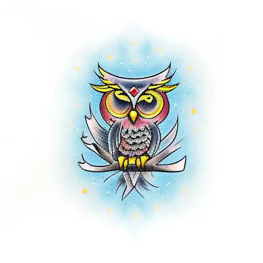 Owl With Phoenix