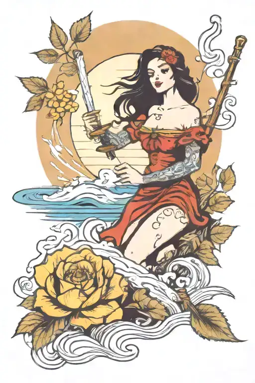 Lady In The Lake With Sword