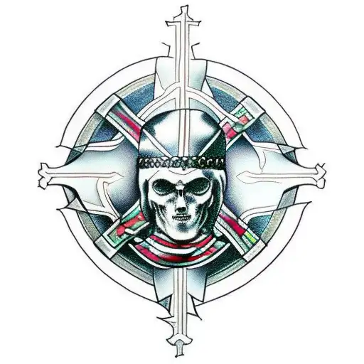 Christian Cross Mix Of Celt Scottish Mexican