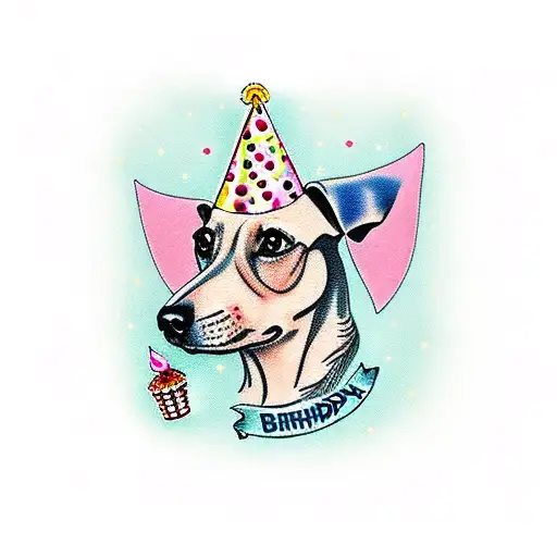 Pink Birthday Dachschund