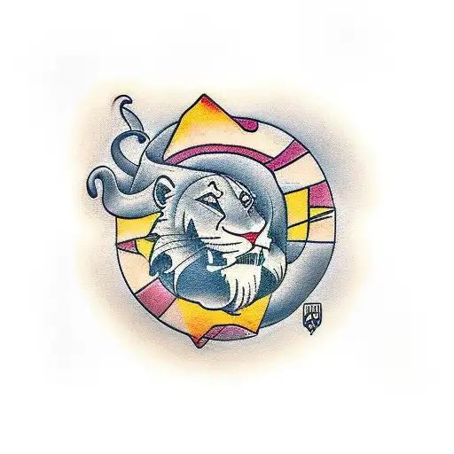 Leo Symbol With A Lipn