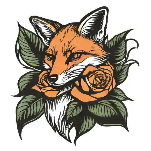 Fox Holding Rose