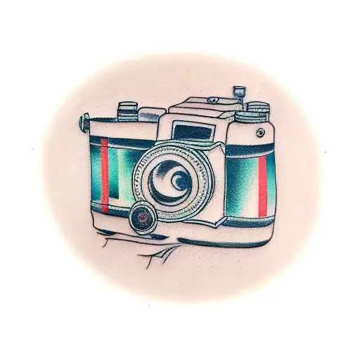 Camera And Stopwatch And Rip Dad