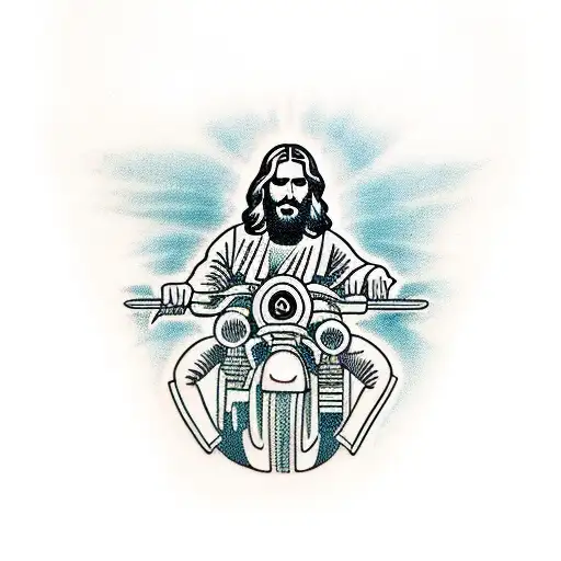 Jesus On A Motorcycle