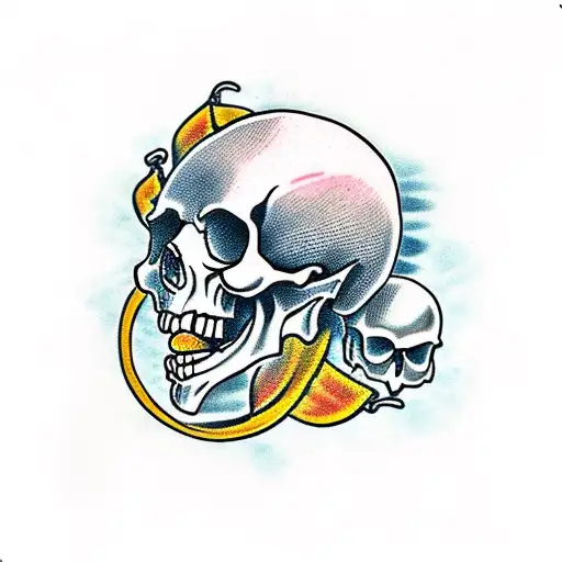 Skull With Ace
