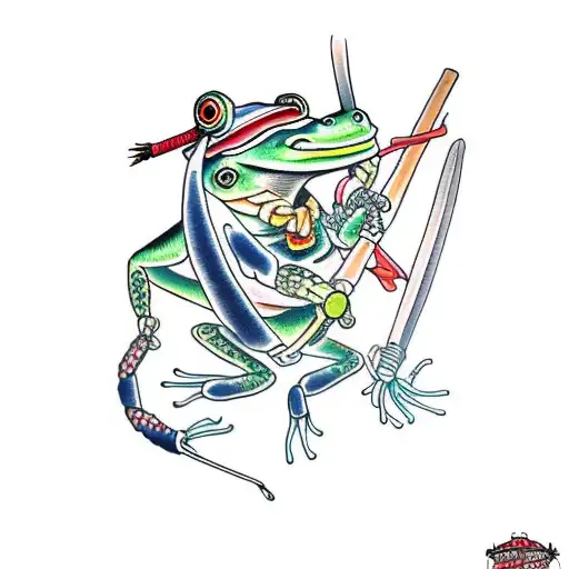 Samurai Frog