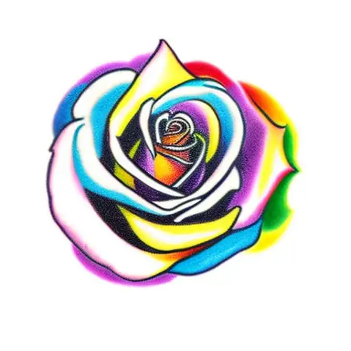 Rainbow Rose Jack & Maggie