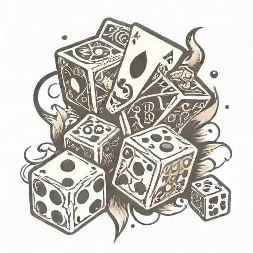 A Card And A Dice