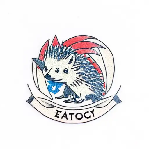 Hedgehog Fighting Cactus