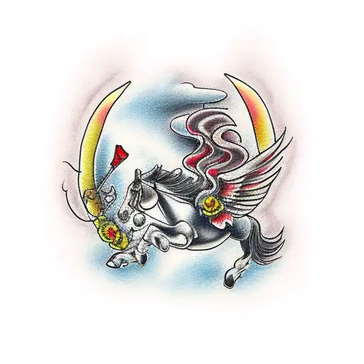 Brother Angel Horse Metal 31