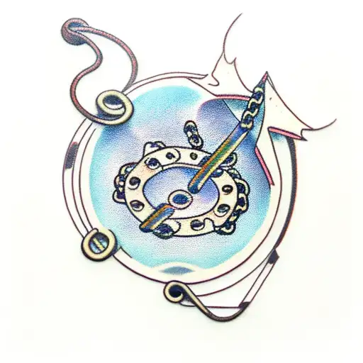 Broken Chain With Scar In Between