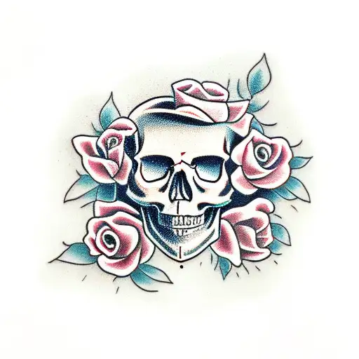 Skull And Roses