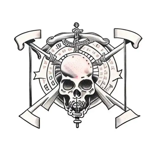 A Breton Flag On The Raft Of The Medusa