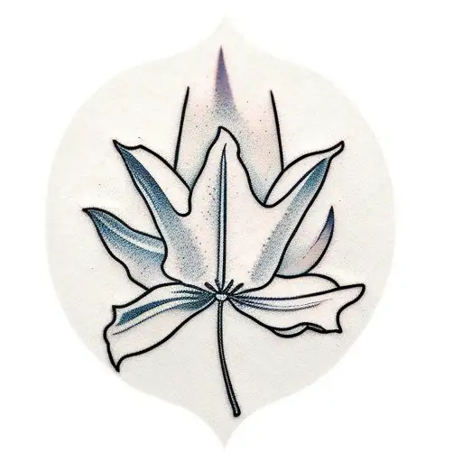 Tulip And Maple Leaf