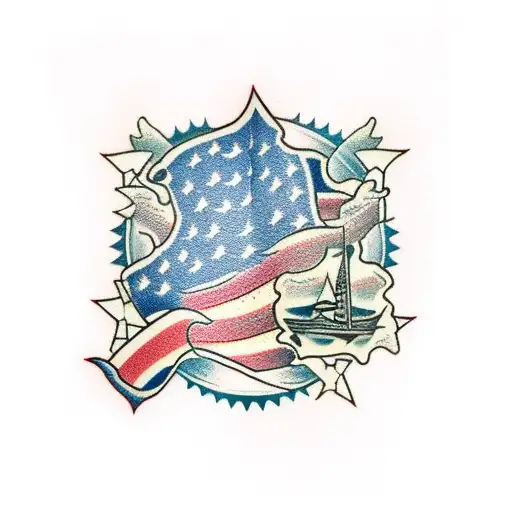 State Of Michigan With Cherry Tree