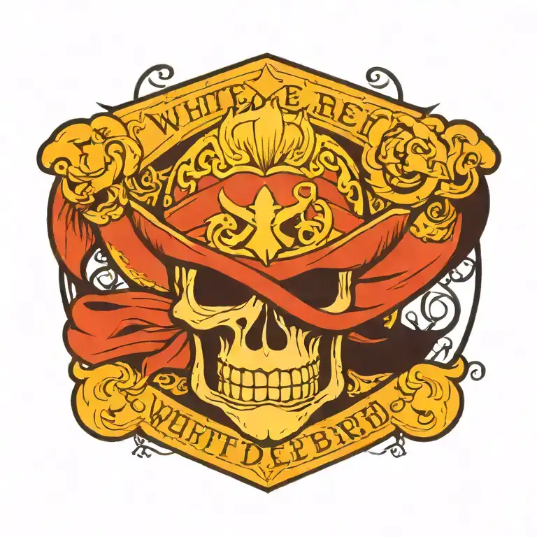 Whitebeard Logo And Half