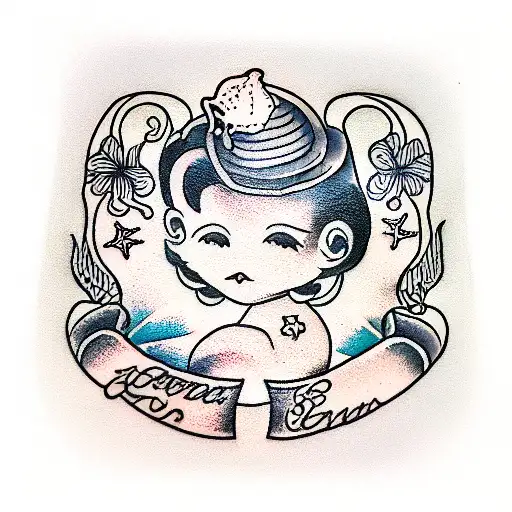 A Picture Frame With The Ocean