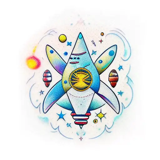 Serotonin Chemical Structure Galaxy Space