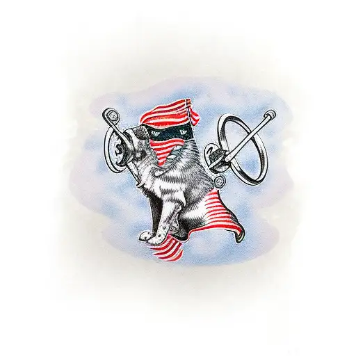 Military Dog Lifting Weights