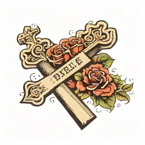 Bible Verse With Cross