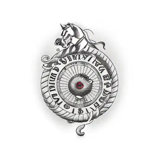 Gypsy Wheel And Horse Shoe