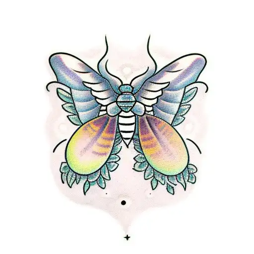 Moth With Smooth Wings