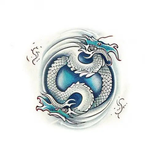 Dragon And Ying Yang